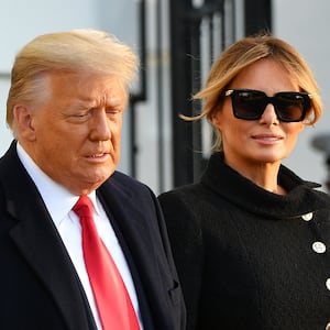 Melania Trump has written about her first meeting with her husband.