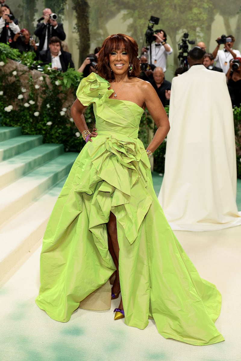 Gayle King at the Met Gala 2024