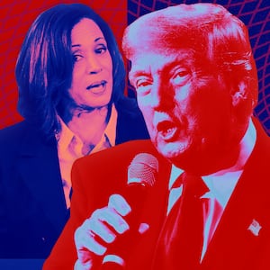 Kamala Harris and Donald Trump