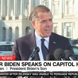 Hunter Biden appears at the Capitol.