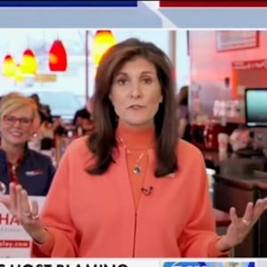 Nikki Haley appears on “Fox & Friends” after the Iowa caucus.