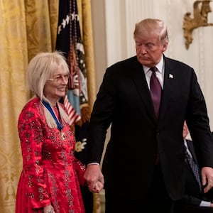 Donald Trump and Miriam Adelson