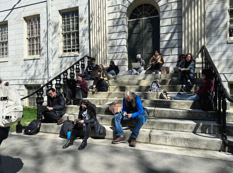 Harvard Gaza protest