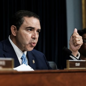 Henry Cuellar speaks during a Congress hearing.