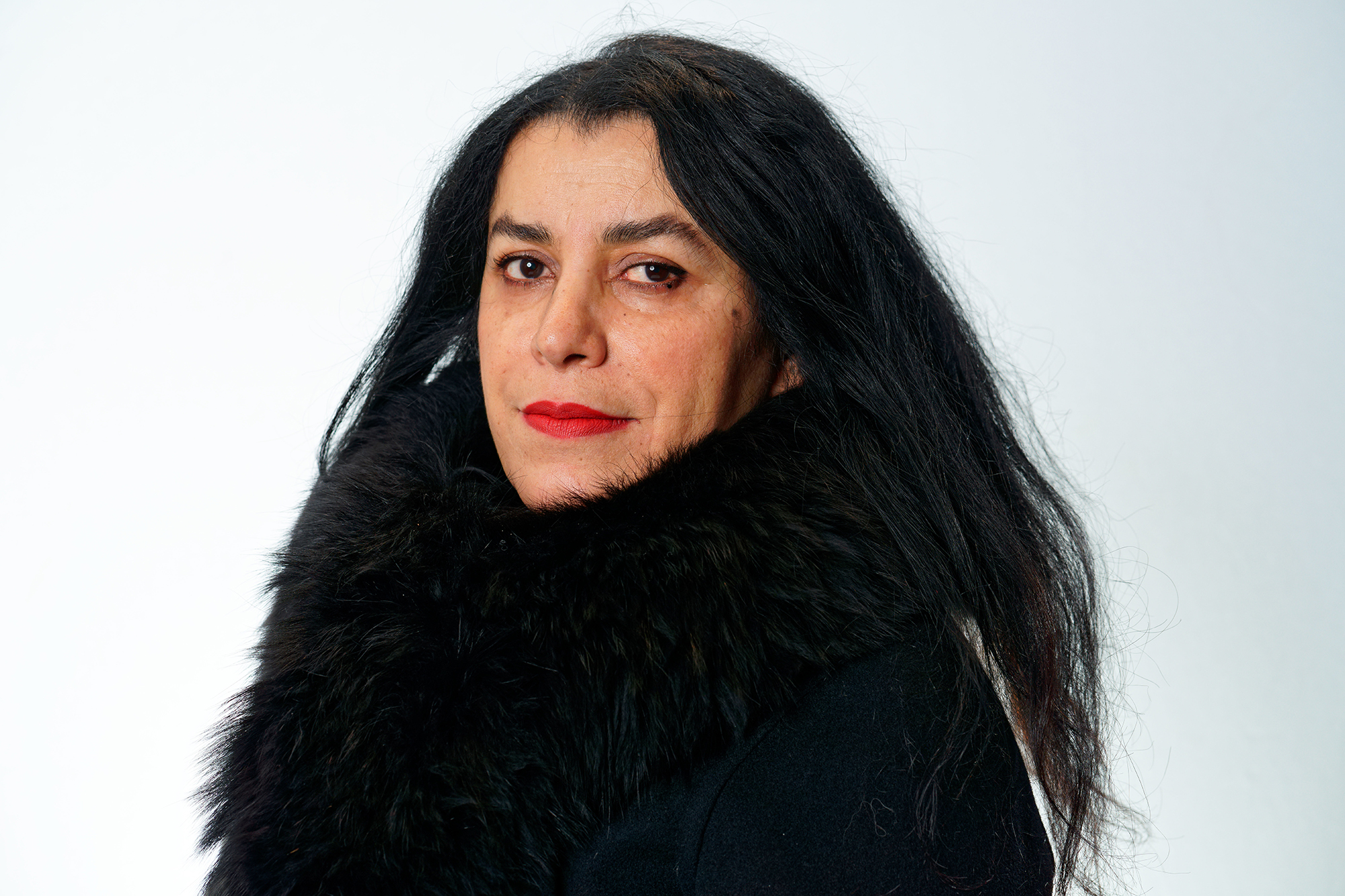 A portrait of Persepolis author Marjane Satrapi.