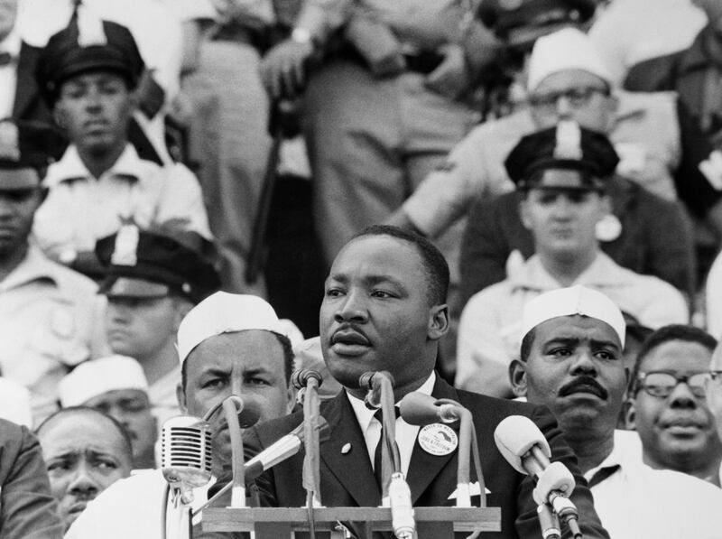 MLK Jr. makes the I Have A Dream Speech