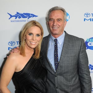 Cherly Hines and Robert F. Kennedy Jr. at a charity event in 2019.