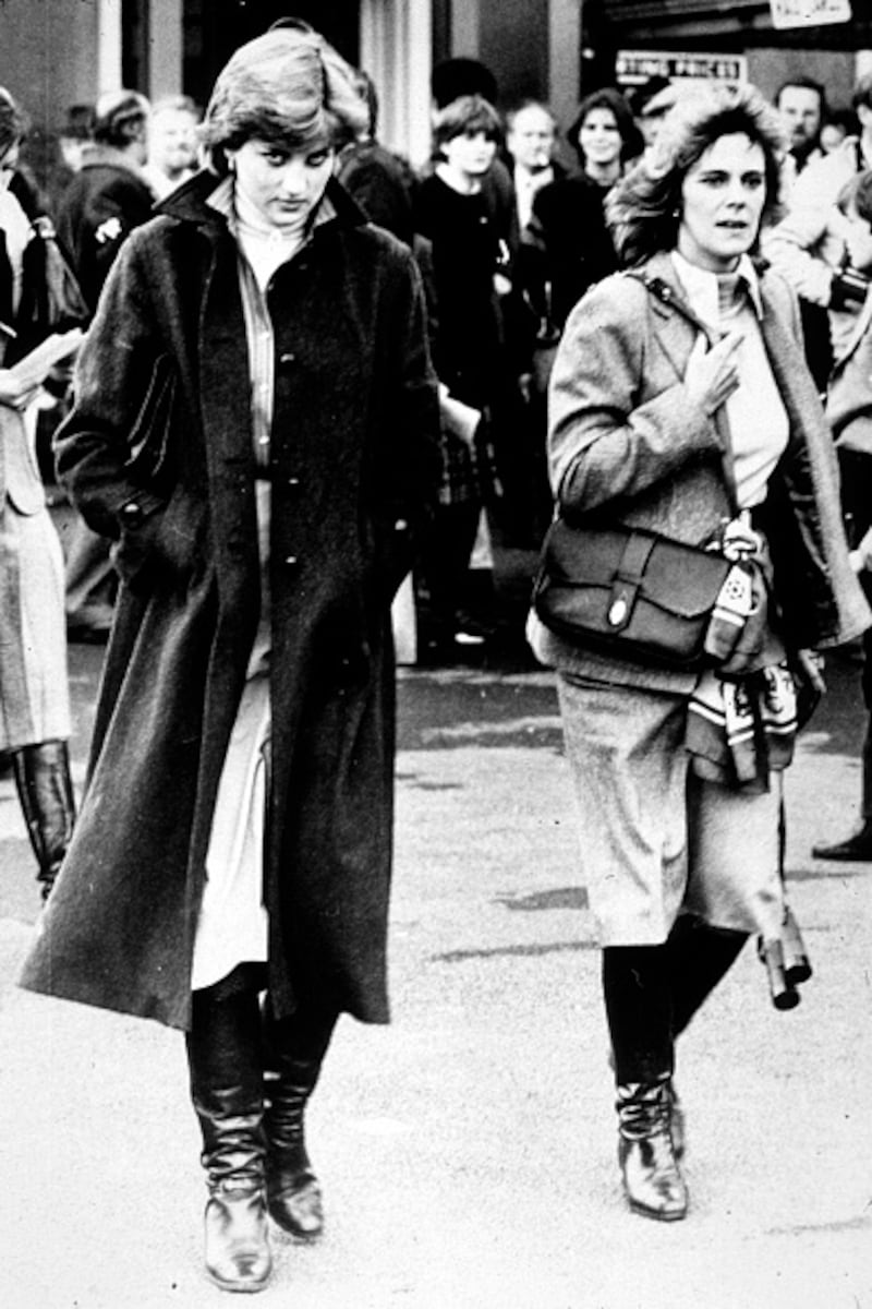 Lady Diana Spencer and Camilla Parker-Bowles, 1980.