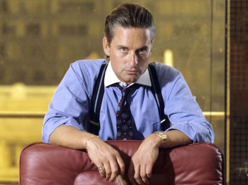 Michael Douglas in Wall Street	(1987)