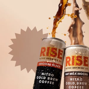 RISE nitro cold brew oat milk latte review