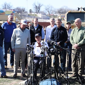 Republican Governors join Texas Governor Greg Abbott for a briefing on the Operation Lone Star mission to secure the southern border.