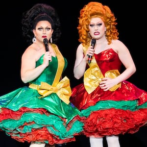 Photo of BenDeLaCreme and Jinkx Monsoon in 'The Jinkx and DeLa Holiday Show'