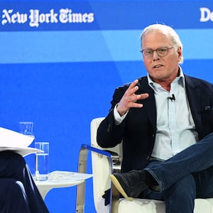 David Zaslav speaks onstage during The New York Times Dealbook Summit 2023