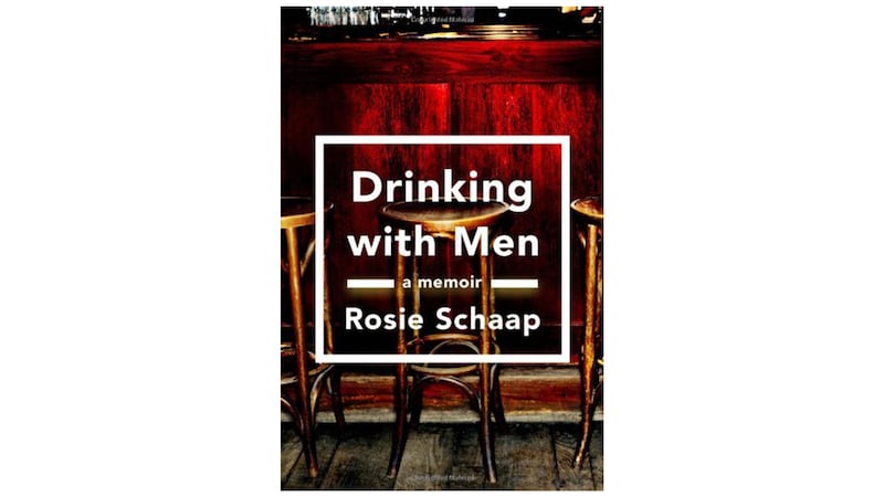 A photograph of the book cover Drinking with Men.