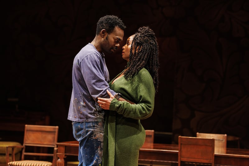 William Jackson Harper and Anika Noni Rose in 'Uncle Vanya'