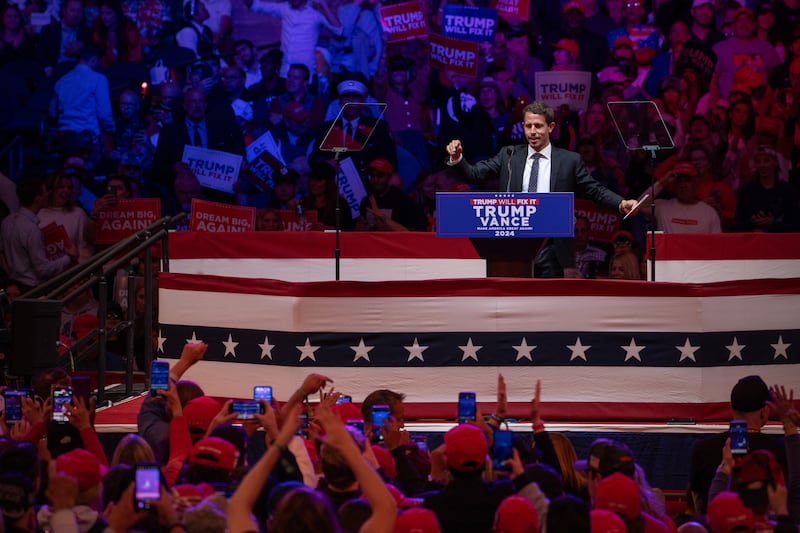 Tony Hinchcliffe called Puerto Rico an "floating island of garbage" at a Trump rally at Madison Square Garden