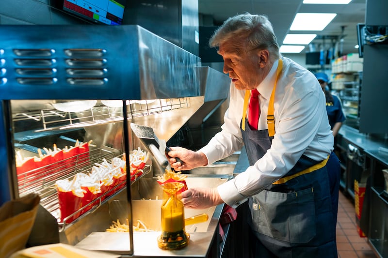 Donald Trump got mixed reviews for his shift at McDonald’s.