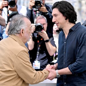 Francis Ford Coppola and Adam Driver