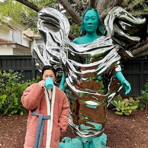 Facebook founder Mark Zuckerberg commissioned a statue recently of his wife, Priscilla Chan.