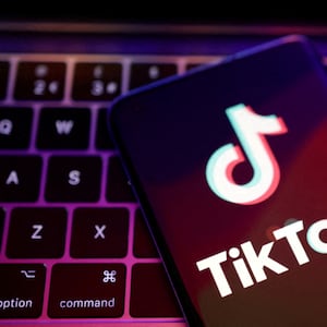 TikTok app logo is seen in this illustration taken, August 22, 2022.