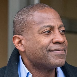 Carlos Watson, CEO of Ozy Media, departs court in February 2023.