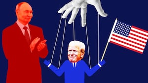 Vladimir Putin, Donald Trump illustration