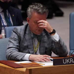 Ukraine's UN Ambassador Sergiy Kyslytsya 