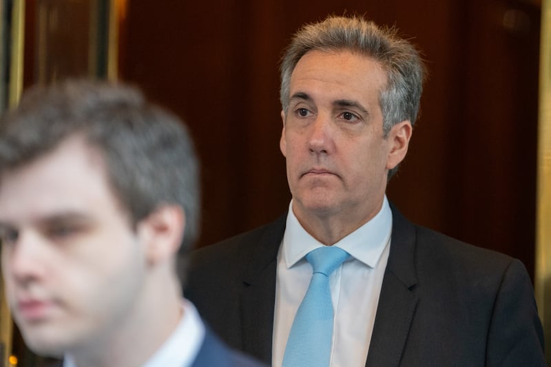 A photograph of Michael Cohen.