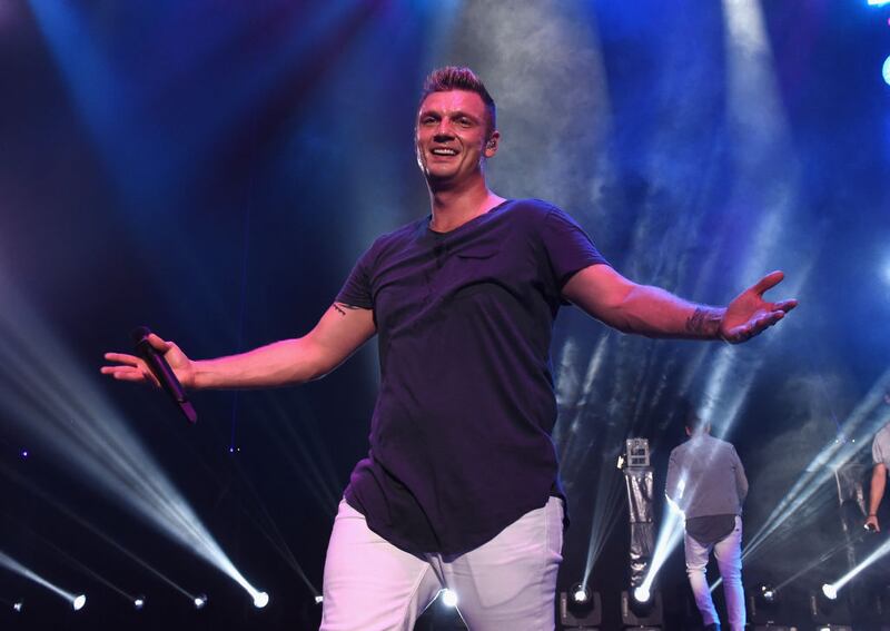 image of Nick Carter performing