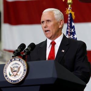 U.S. Vice President Mike Pence visits the Kennedy Space Center, Florida, U.S. July 6, 2017.