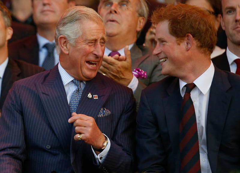 Prince Charles and Prince Harry in 2014