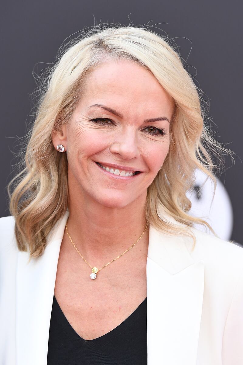 Elisabeth Murdoch attends the "Ron's Gone Wrong" world premiere during the 65th BFI London Film Festival at The Royal Festival Hall on October 09, 2021 in London, England.