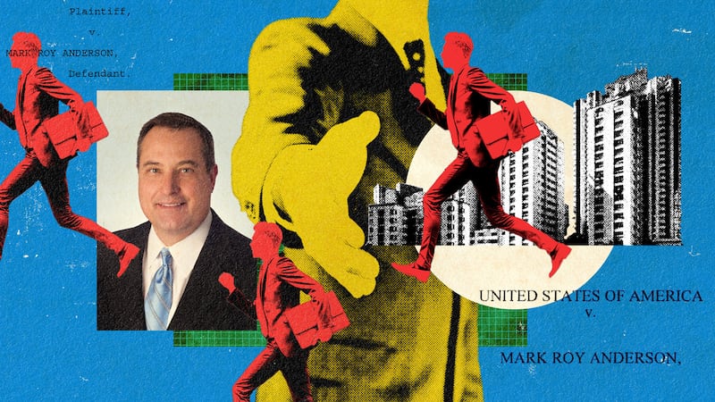 A photo illustration featuring SEC lawyer Kevin Edmundson