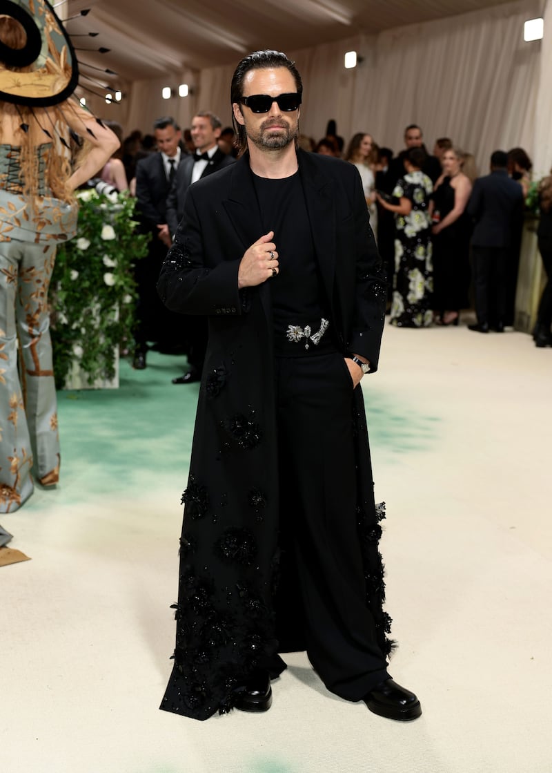 Sebastian Stan at The Met Gala 2024