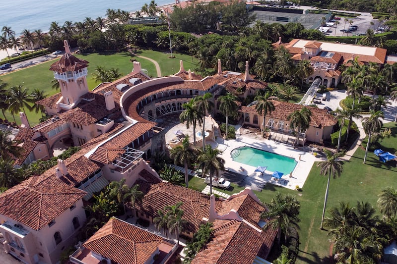 Aerial view of Mar-a-Lago