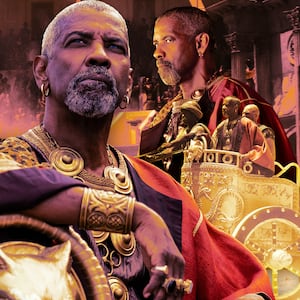 Denzel Washington in Gladiator II.