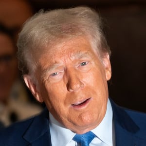 Former U.S. President Donald Trump arrives to testify during his trial in New York State Supreme Court.