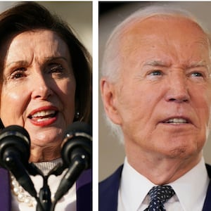 Rep. Nancy Pelosi, President Joe Biden and Rep. James Clyburn