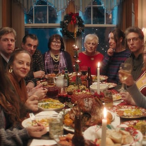 The cast of Tyler Taormina's Christmas Eve In Miller's Point.