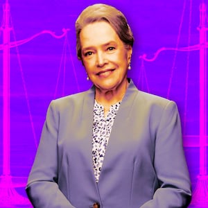 A photo illustration of Kathy Bates in Matlock on CBS