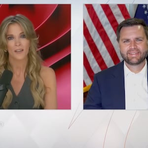 Megyn Kelly and J.D. Vance