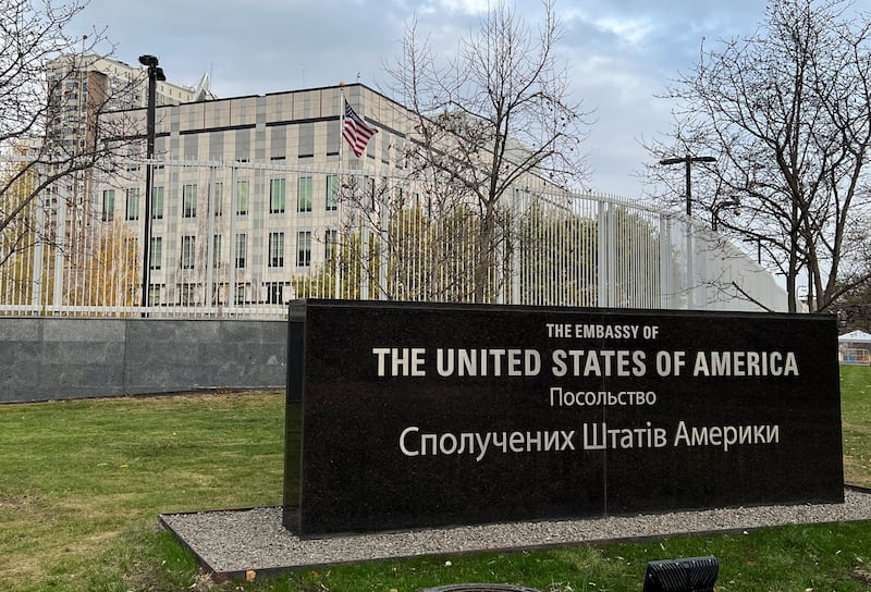 The U.S. Embassy in Kyiv, Ukraine