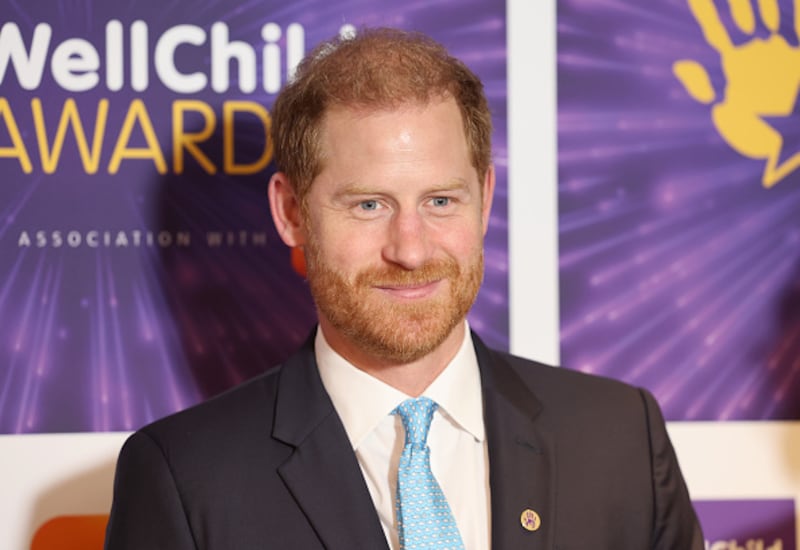 Prince Harry, attends the Wellchild Awards 2024 at the Royal Lancaster Hotel on September 30, 2024 in London, England.