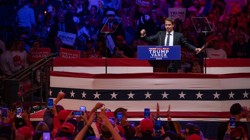 Tony Hinchcliffe called Puerto Rico an "floating island of garbage" at a Trump rally at Madison Square Garden