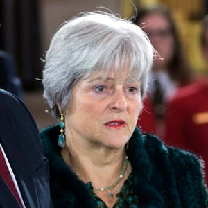 U.S. Supreme Court Associate Justice Samuel Alito and his wife Martha in 2018. 