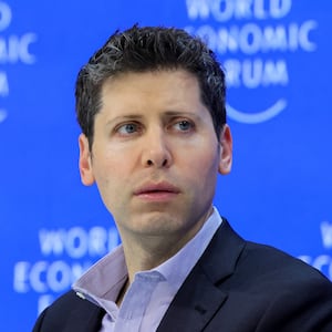 Sam Altman, CEO of OpenAI, attends the 54th annual meeting of the World Economic Forum, in Davos, Switzerland, January 18, 2024.