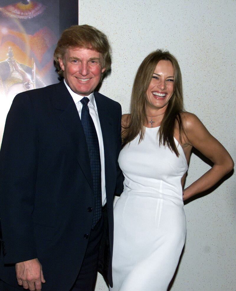 Donald Trump and Melania Knauss