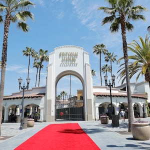 The entrance to Universal Studios Hollywood.