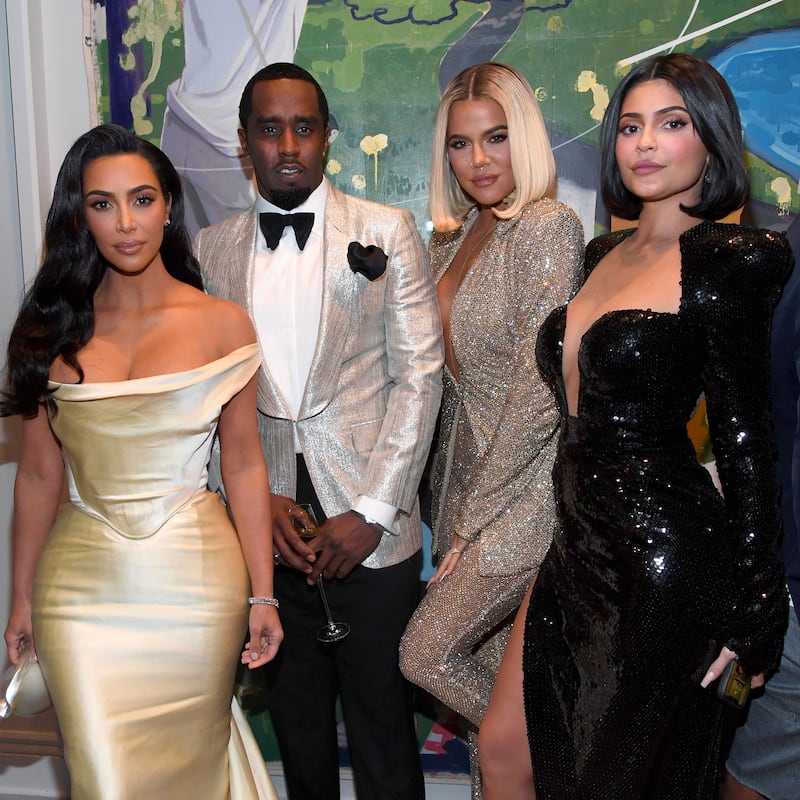 Kim Kardashian, Diddy, Khloe Kardashian, and Kylie Jenner