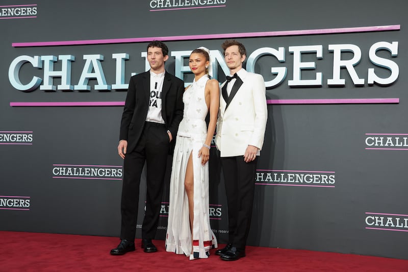 A photo of Josh O'Connor, Zendaya and Mike Faist